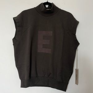 Fear of God Essentials mock neck sweatshirt vest